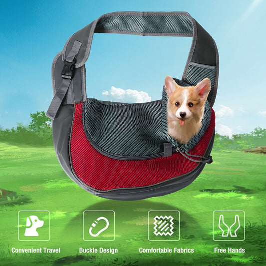 Portable Dog Carrier Bag – Travel Backpack for Small Dogs & Puppies